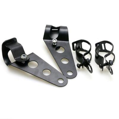 China Motorcycle Headlight Bracket Support Motorbike Scooter Mount Fixed Clamp Bracket KL-MHLB01 for sale