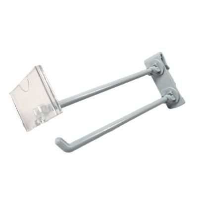 China ABS Hangzhou Novaday Snap-in Plastic Vending Hook with Price Rack for Corrugated Cardboard Displays, DH002 for sale