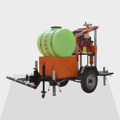 China 3600r/min Diamond Drilling Tool 200mm Trailer Gasoline Drilling Machine 400Kg for sale