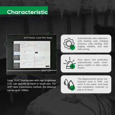 China Slpt 6 Channels Static Load Test Equipment Auto Data Collection For Pile for sale