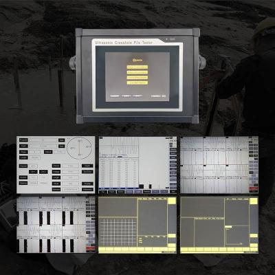 China 3 Channels Pile Testing Equipment Jgj 106 Standard Crosshole Sonic Logging for sale