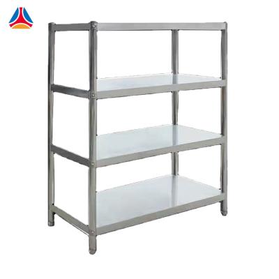 China Grocery Stainless Steel Storage Shelf for Bedroom and High Quality Racks for Storage Shelves for sale