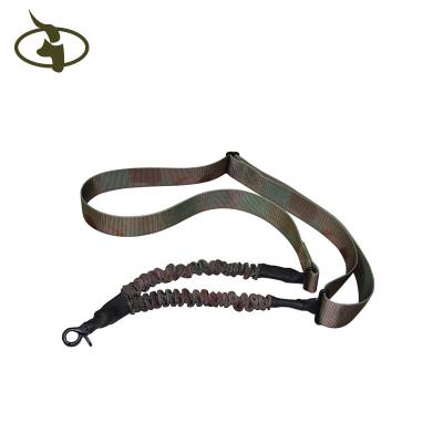 China Outdoor Single Tactical Adjustable Bungee Gun Sling Rifle Sling For AR-15 for sale