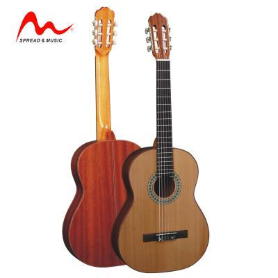 China Other Slim Rosewood Mahogany Cedar Plywood Guitar Factory Outlets Body Classical Guitar for sale