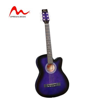 China Linden Cheap Student Guitar C-81C Basswood Plywood Acoustic Guitar for sale