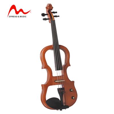 China Newest Hardwood Electric Violin With Low Price 4/4 Electric Violin for sale