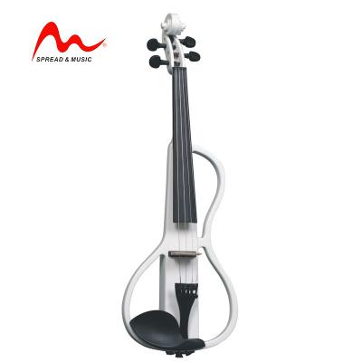 China Hardwood 4/4 Violin Maker Supply Hardwood Electric Violin for sale