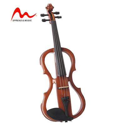 China Popular Hardwood Musical Instrument Violin EVL-10 Electric Violin for sale