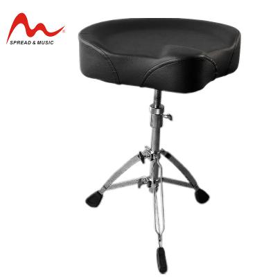 China Drums Playing High Quality Adjustable Waist Drum Throne Chromed Material Leatherette Drum Key Percussion Instrument OEM Supported for sale