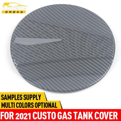 China Anteke Car ABS Chrome Diesel Fuel Tank Frame Cover Decoration Trim Stickers For Custo 2021 Exterior Auto Membership for sale