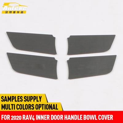 China Anteke Stainless Steel Interior Door Handle Cup Cover For 2020 RAV4 Car Accessories for sale