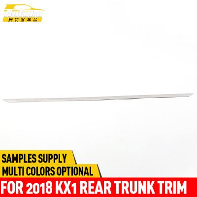 China Stainless Steel Anteke For 2018 KX1 Stainless Steel Rear Trunk Trim KX1 for sale