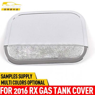 China ABS Anteke For 2016 RX ABS Chrome Gas Tank Cover RX Oil Tank Cover Trim Frame Car Exterior Styling Decoration Stickers for sale