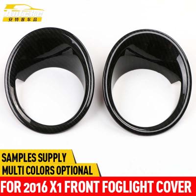 China ABS Anteke For 2016 Car Styling Chrome Frame Cover Trim Sticker Front Foglight Cover X1 ABS X1 Front Fog Lamp Light Decoration for sale