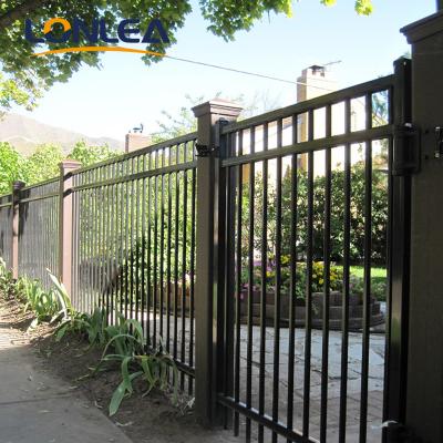 China High Quality Easily Assembled Tubular Black Aluminum Panels Fence Decorative Metal Garden Fence for sale