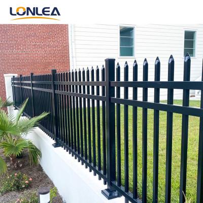 China China Factory Directly Easily Assembled Wrought Iron Fencing Garden Steel Fence Metal Fence Panels Wholesale for sale