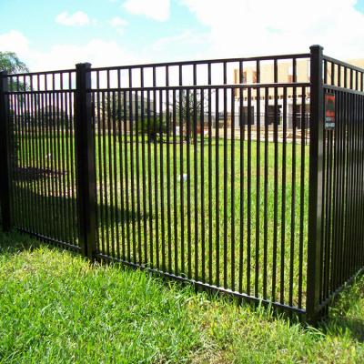 China Easily Assembled High Quality Garden Used Fence Cheap Wrought Iron Galvanized Steel Fence Panels For Sale for sale