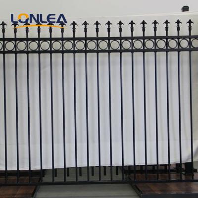 China ECO-FRIENDLY Aluminum/Steel Metal Level Barrier Panel Decorate Temporary Gate Post/Fencing Lattice for sale