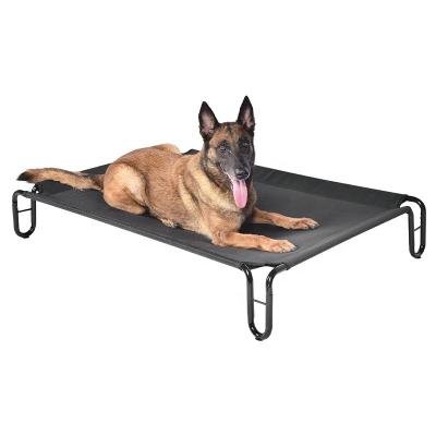 China Stocked Luxury Cooling Elevated Dog Bed , Portable Raised Pet Cradle With Washable And Breathable Mesh for sale