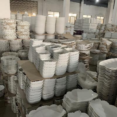 China Wholesale Ceramic Restaurant Tableware Factory Chaozhou Stocked Sale Ceramic Ready Stock for sale