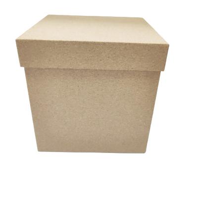 China Large Volume Recyclable Cork Wrapped Paper Storage Box Lidded Paper Gift Boxes Lined By Cardboard for sale