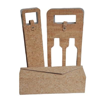 China Professional manufacturer custom cork paper wine bags recyclable for sale