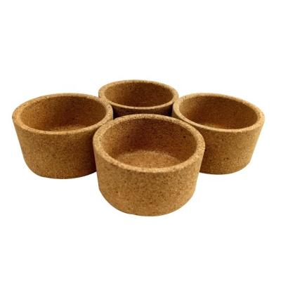 China Various Indoor and Outdoor Environment Cork Gardening Wooden Pot Planter Natural Decorative Flower Pot for sale