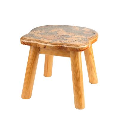 China Lovely Design Animal Shape Children Chair Table and Wooden Chair Set with Cork Surface for sale