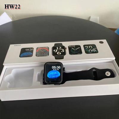 China 2021 Newest APP control smart watch hw22 series 6 smart watch with button function password games smart watch 6 for sale