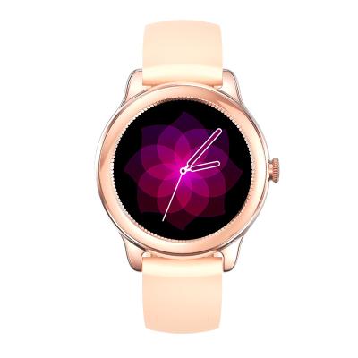 China MP3 Playback B8p Round Full Screen Female Bracelet And Blood Pressure Heart Rate Monitoring Period Physiological Reminder Sports Smart Watch for sale