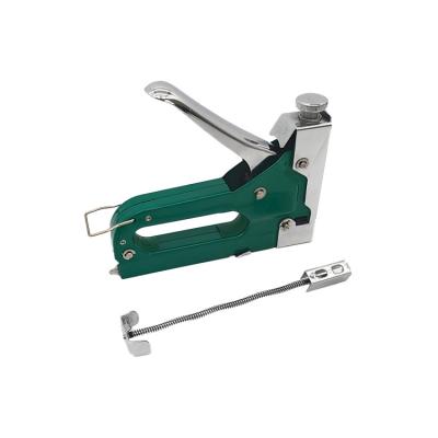 China Applicable A3 Steel To 3 Types A3 Manual Steel/Silver Wood Working Nails Black Wood Staple Gun for sale