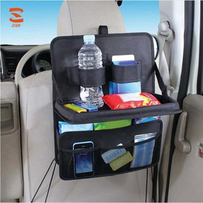 China High Quality Eco-friendly Waterproof Laptop Tray Table Food Holder Car Back Seat Organizer Foldable Car Seat for sale