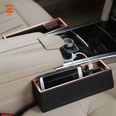 China Isofrequency Automatic Seat Repeater Organizer Car Seat Pocket Waterproof Auto Side Receiver With USB Charger for sale