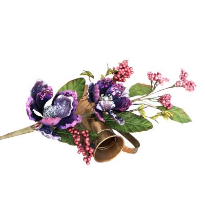 China Home Decoration ODM And OEM Silk Paper Flower Bunches Artificial Plants Wedding Bouquet Bulk for sale