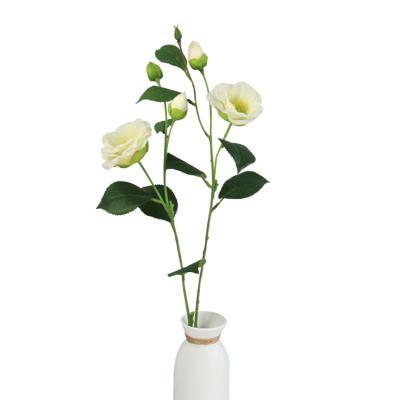 China Wholesale artificial flowers white roses home decoration small price big big artificial flowers for sale