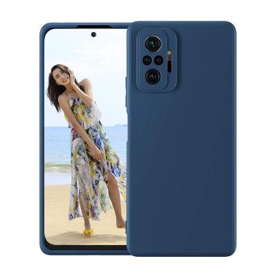 China Anti-drop For Redmi Note 10 Pro Cover Soft Silicone Liquid Gel Rubber Slim Phone Case For Xiaomi MI Note 10 9 11 8 K40 for sale