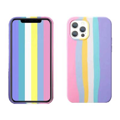 China Anti-fall fashion colorful soft liquid silicone mobile phone case for iphone X/xs/xs max for sale