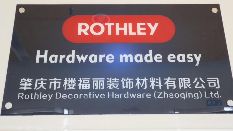 Verified China supplier - Rothley Decorative Hardware (Zhaoqing) Ltd.