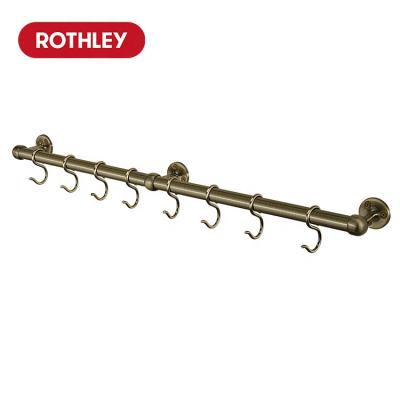 China ROTHLEY Viable 23.6in Rod Utensil Hanging Rail for Storing Coffees and Coffee Mugs for sale