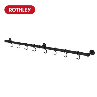 China ROTHLEY 100cm Sustainable Wall Mounted Utensil Rail For Kitchen Tools Organizer S Hooks for sale