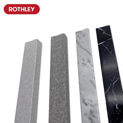 China Countertop Edge Profile ROTHLEY Color Corner Profiles PVC For Countertop Edge Unequal 90 Degree Angle for sale