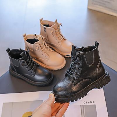 China Good Quality Light Upper Synthetic Quality Selection Zipper Martin Kids Boots Leather Sports Shoes for sale