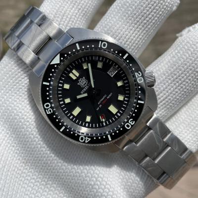 China 2021 New Arrival NH35 Date SD1977 Steeldive Automatic Mechanical Movement Watches OEM 42mm Dive 20ATM Watch Turtle for sale