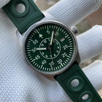 China Date STEELDIVE SD1940T Sapphire Crystal 39mm Green Case Dial C3 200M Waterproof NH35 Automatic Luminous Automatic Movement Men's Wristwatch for sale