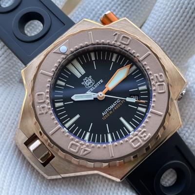 China 2021 New Date New Arrival Steeldive SD1969S 1200M Water Resistant NH35 Automatic Bi-direction Bezel Diver Bronze Automatic Watch for sale