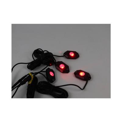 China Fashion High Quality Style Controller 4pods Rock Torch RGB Die-casting Aluminum Housing Waterproof Wireless Light for sale