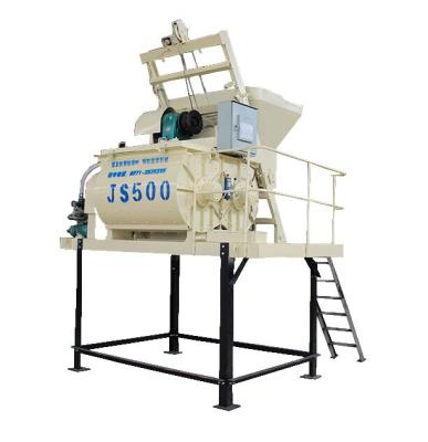 China Building Industry 500l Automatic Block Brick Machine Mixer Concrete Mixer Brick Making Machine With Cement Mixer for sale