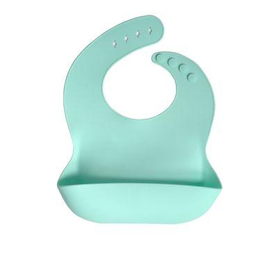 China Washable Customize New Thick Silicone Waterproof High Quality Printing Bibs With Cather Baby Bibs for sale