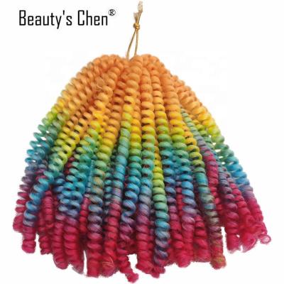 China High Temperature Synthetic Fiber Crochet Braid Braid Hair Extensions Nubian Twist Hair Spring Twist Hair for sale