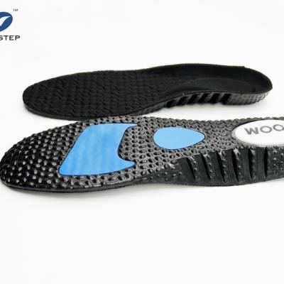 China Ideastep PU Polyurethane Sports Shoes Insole Shock Absorption Foot Cushions Pain Relief PU TPU Poron Air Cushion Insole for sale